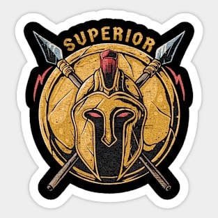 spartans superior Sticker